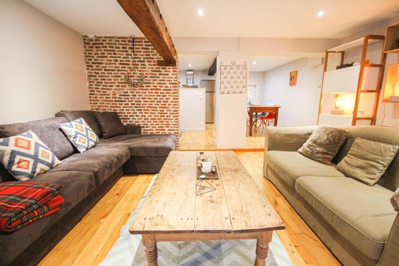 Ferienwohnung Duplex In The Heart Of Old Lille Terrace + Parking Exterior foto