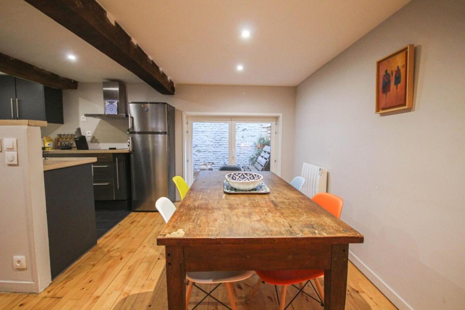 Ferienwohnung Duplex In The Heart Of Old Lille Terrace + Parking Exterior foto